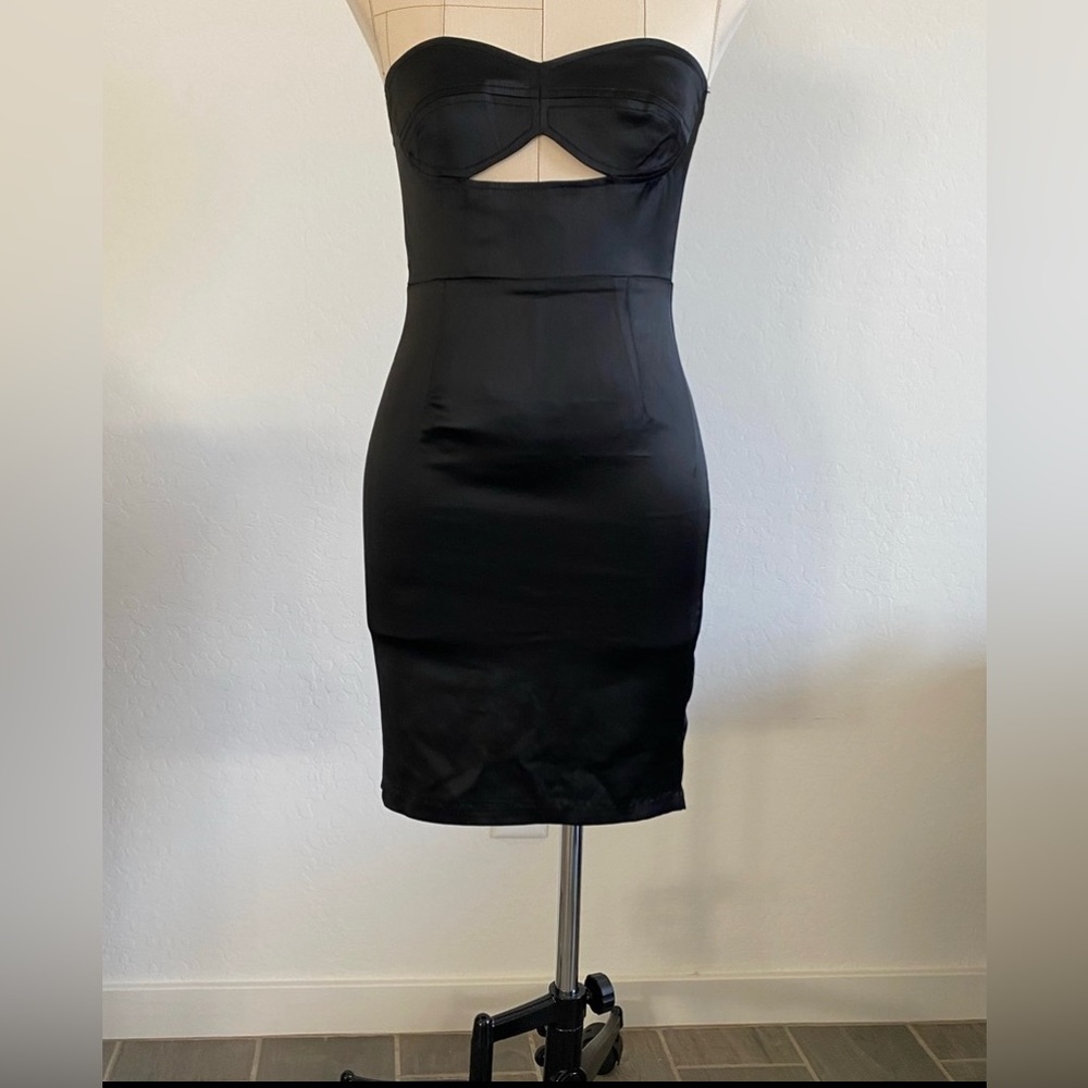 Black strapless dress by Bardot(Australia)